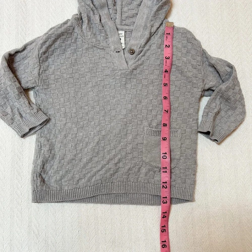 KATE QUINN bundle - navy zip up (6-12m), gray sweater (12-18m), onesie (12-18m)